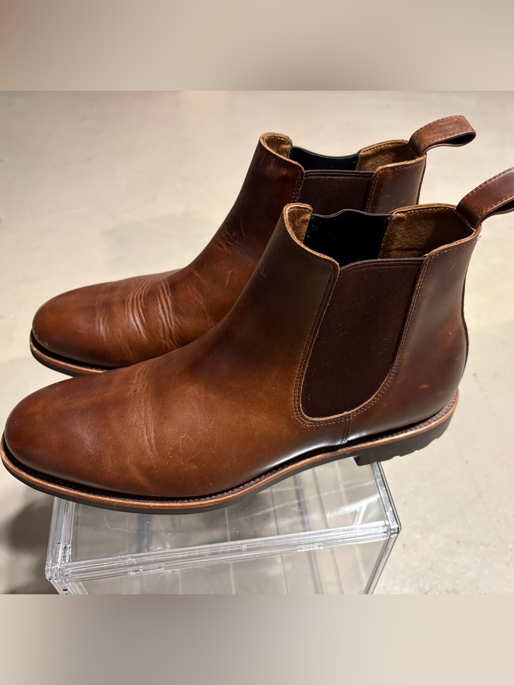 Kenton Men's Brown Leather Chelsea Boots